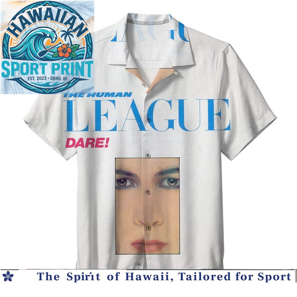 The Human League Band Vintage Album Art Hawaiian Shirt The Human League Band Vintage Album Art Hawaiian Shirt