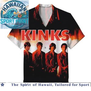 The Kinks Vintage Rock Band Music Graphic Hawaiian Shirt