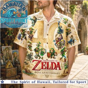 The Legend of Zelda 40th Anniversary Adventure Hero Fantasy Hawaiian Shirt
