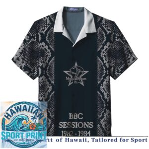 The Mission BBC Sessions Snake Skin Goth Rock Hawaiian Shirt