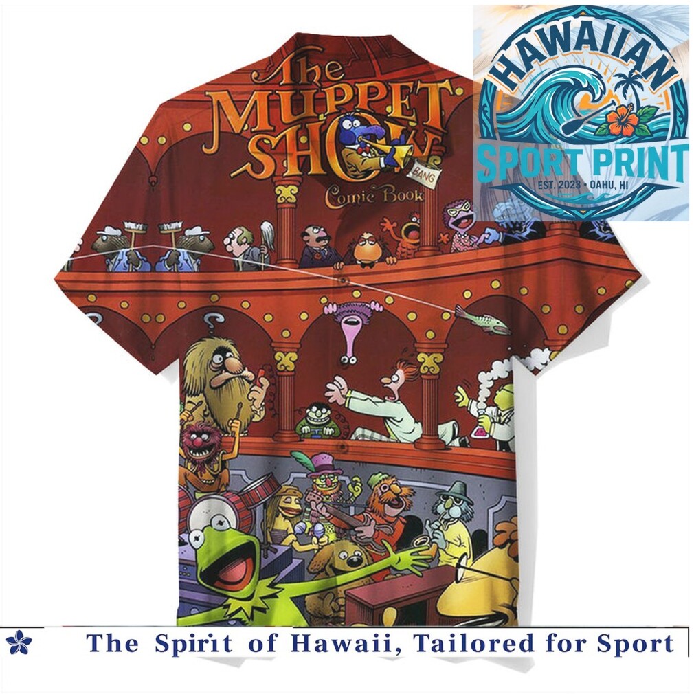 The Muppet Show Classic TV Characters Comic Book Hawaiian Shirt The Muppet Show Classic TV Characters Comic Book Hawaiian Shirt