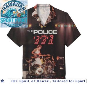 The Police Classic Rock Band Concert Vintage Hawaiian Shirt