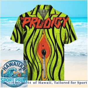 The Prodigy Electronic Dance Music Fire Match Graphic Hawaiian Shirt
