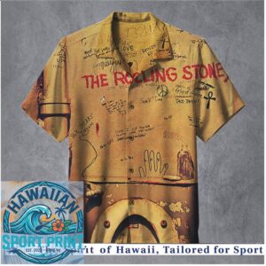 The Rolling Stones Exile On Main St Album Graffiti Hawaiian Shirt
