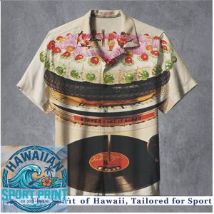 The Rolling Stones Let It Bleed Vinyl Record Art Music Hawaiian Shirt