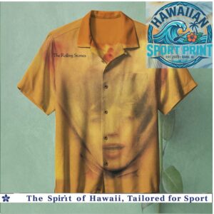 The Rolling Stones Vintage Portrait Rock Music Hawaiian Shirt