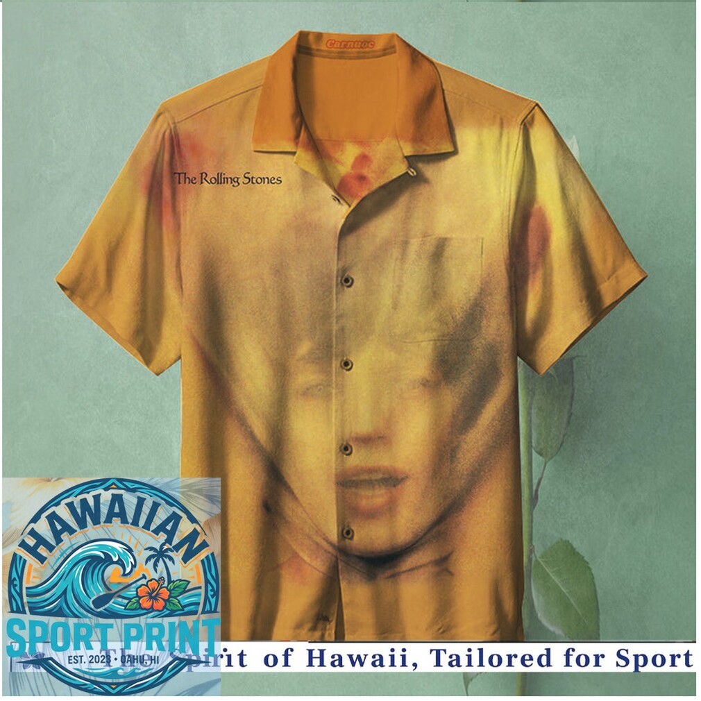 The Rolling Stones Vintage Portrait Rock Music Hawaiian Shirt The Rolling Stones Vintage Portrait Rock Music Hawaiian Shirt
