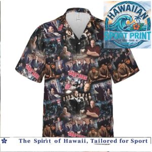 The Sopranos Mafia Crime Drama TV Series Tribute Hawaiian Shirt