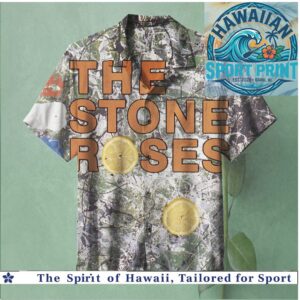 The Stone Roses Lemon Indie Rock Band Art Hawaiian Shirt