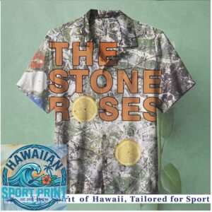 The Stone Roses Lemon Indie Rock Band Art Hawaiian Shirt