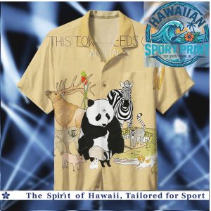 The Sugarcubes This Is Here Animals Zoo Retro Indie Hawaiian Shirt