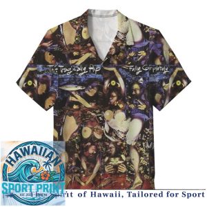 The Tragically Hip Band Members Vintage Rock Music Aloha Shirt