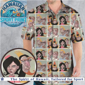 The Venture Bros Monarch Character Collage Hawaiian Shirt