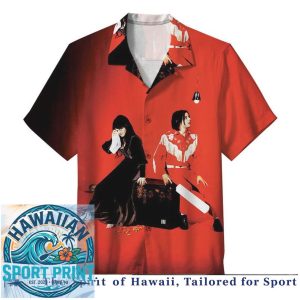 The White Stripes Garage Rock Band Minimalist Art Hawaiian Shirt