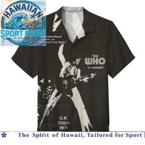 The Who UK Tour 1971 Classic Rock Band Hawaiian Shirt