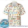 Treecko Pokémon Tropical Green Jungle Leaf Pattern Hawaiian Shirt Treecko Pokémon Tropical Green Jungle Leaf Pattern Hawaiian Shirt