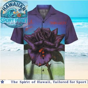 Thin Lizzy Black Rose Rock Band Music Tropical Hawaiian Shirt