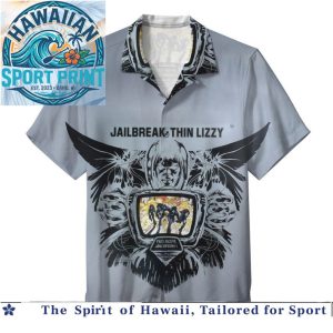 Thin Lizzy Jailbreak Classic Rock Heavy Metal Hawaiian Shirt