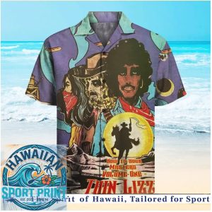 Thin Lizzy Masters Volume One Vintage Music Hawaiian Shirt