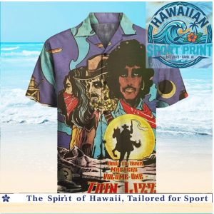 Thin Lizzy Rock Band Vintage Album Art Hawaiian Shirt
