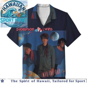 Thompson Twins New Wave Pop Band Album Art Hawaiian Shirt