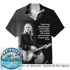 Tom Petty Music Legend Guitar Vintage Rocker Hawaiian Shirt