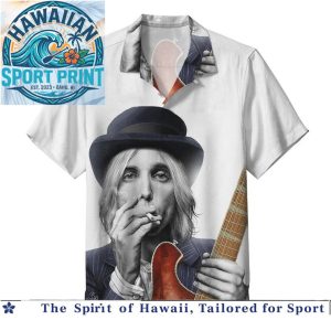 Tom Petty Music Legend Guitar Vintage Rocker Hawaiian Shirt