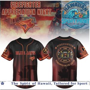 Toronto Blue Jays Firefighter Appreciation Night Baseball Jersey
