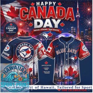 Toronto Blue Jays Happy Canada Day Baseball Jersey