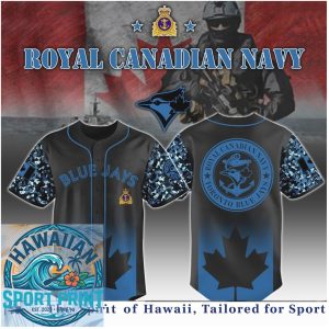 Toronto Blue Jays Royal Canadian Navy Baseball Jersey