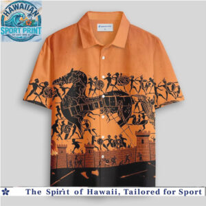 Trojan War Greek History Ancient Army Hawaiian Shirt
