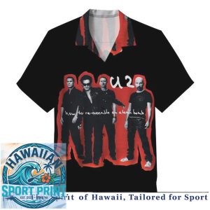 U2 Band War Album Cover Artistic Print Hawaiian Shirt