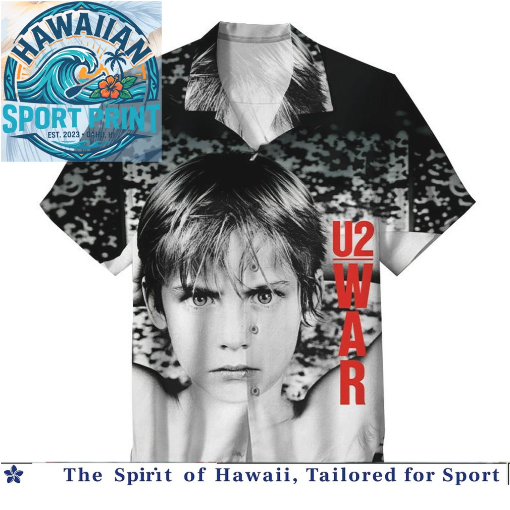 U2 Band War Album Cover Artistic Print Hawaiian Shirt U2 Band War Album Cover Artistic Print Hawaiian Shirt