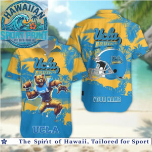 UCLA Bruins College Football Team Sports Hawaiian Shirt