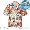 Funny Cartoon Animals Crazy Faces Hawaiian Shirt Funny Cartoon Animals Crazy Faces Hawaiian Shirt