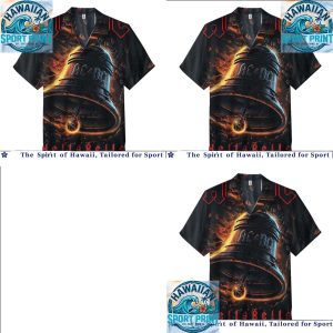 AC DC Hells Bells Heavy Metal Rock Retro Hawaiian Shirt