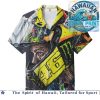 Vintage Surfing Ocean Waves Retro Style Hawaiian Shirt Vintage Surfing Ocean Waves Retro Style Hawaiian Shirt