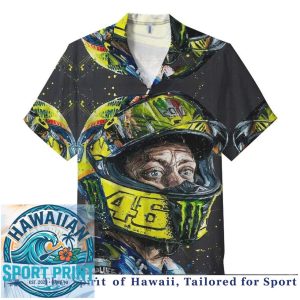 Valentino Rossi MotoGP Legend Racing Motorcycle Hawaiian Shirt