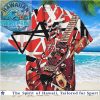 Vintage Chess Board Knight Clock Pattern Hawaiian Shirt Vintage Chess Board Knight Clock Pattern Hawaiian Shirt