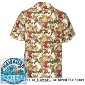 Vintage Cartoon Character Music Band Classic Hawaiian Shirt