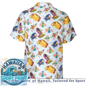 Vintage Cartoon Character Retro Tropical Hawaiian Shirt