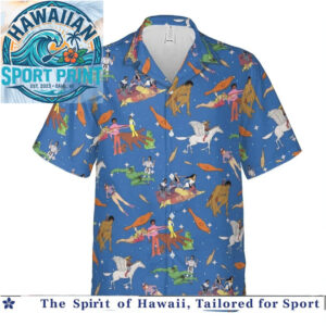 Vintage Hanna Barbera Superfriends Cartoon Hawaiian Shirt
