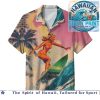 Elvis Presley Rock and Roll Black and White Hawaiian Shirt Elvis Presley Rock and Roll Black and White Hawaiian Shirt