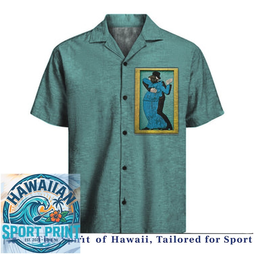 Vintage Tango Couple Art Classic Style Summer Hawaiian Shirt Vintage Tango Couple Art Classic Style Summer Hawaiian Shirt
