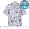 Vintage Cartoon Character Retro Tropical Hawaiian Shirt Vintage Cartoon Character Retro Tropical Hawaiian Shirt