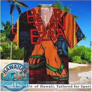 Better Than Ezra Flip Flops Comic Art Summer Hawaiian Shirt