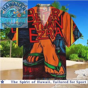 Better Than Ezra Flip Flops Comic Art Summer Hawaiian Shirt