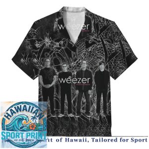 Weezer Alternative Rock Band Album Cover Art Aloha Hawaiian Shirt