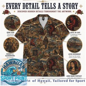 Wild West Outlaw Vintage Western Storytelling Retro Hawaiian Shirt