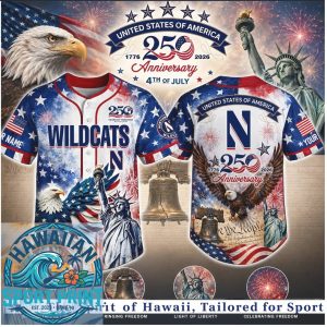 Wildcats United States Of America 250th Anniversary Baseball Jersey